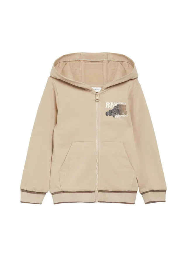 s.Oliver Red Label Sweatjacke Kapuze Print 128-134