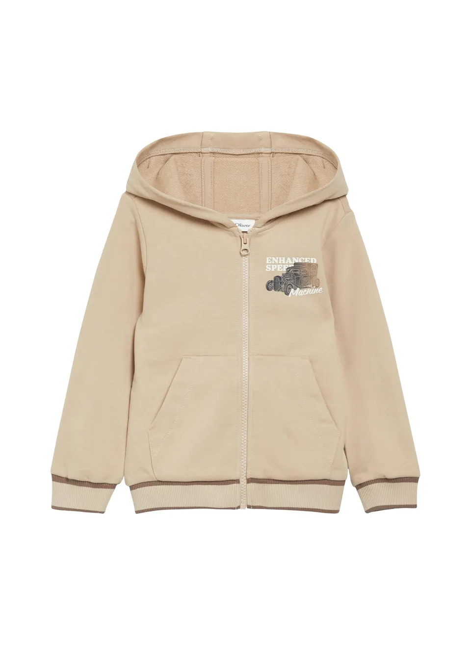 s.Oliver Red Label Sweatjacke Kapuze Print 128-134