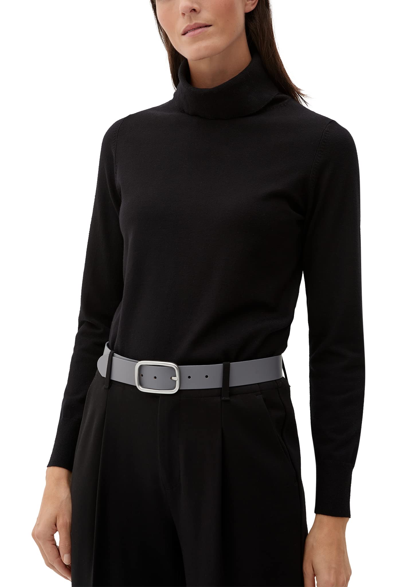 s.Oliver RED LABEL Gürtel 95 Leder schwarz Damen
