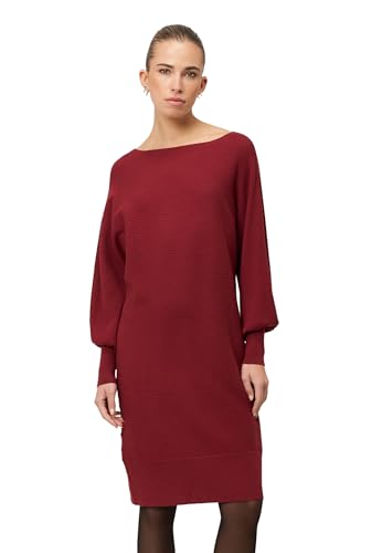 zero Strickkleid strukturiert U-Boot Cabernet Gr.40