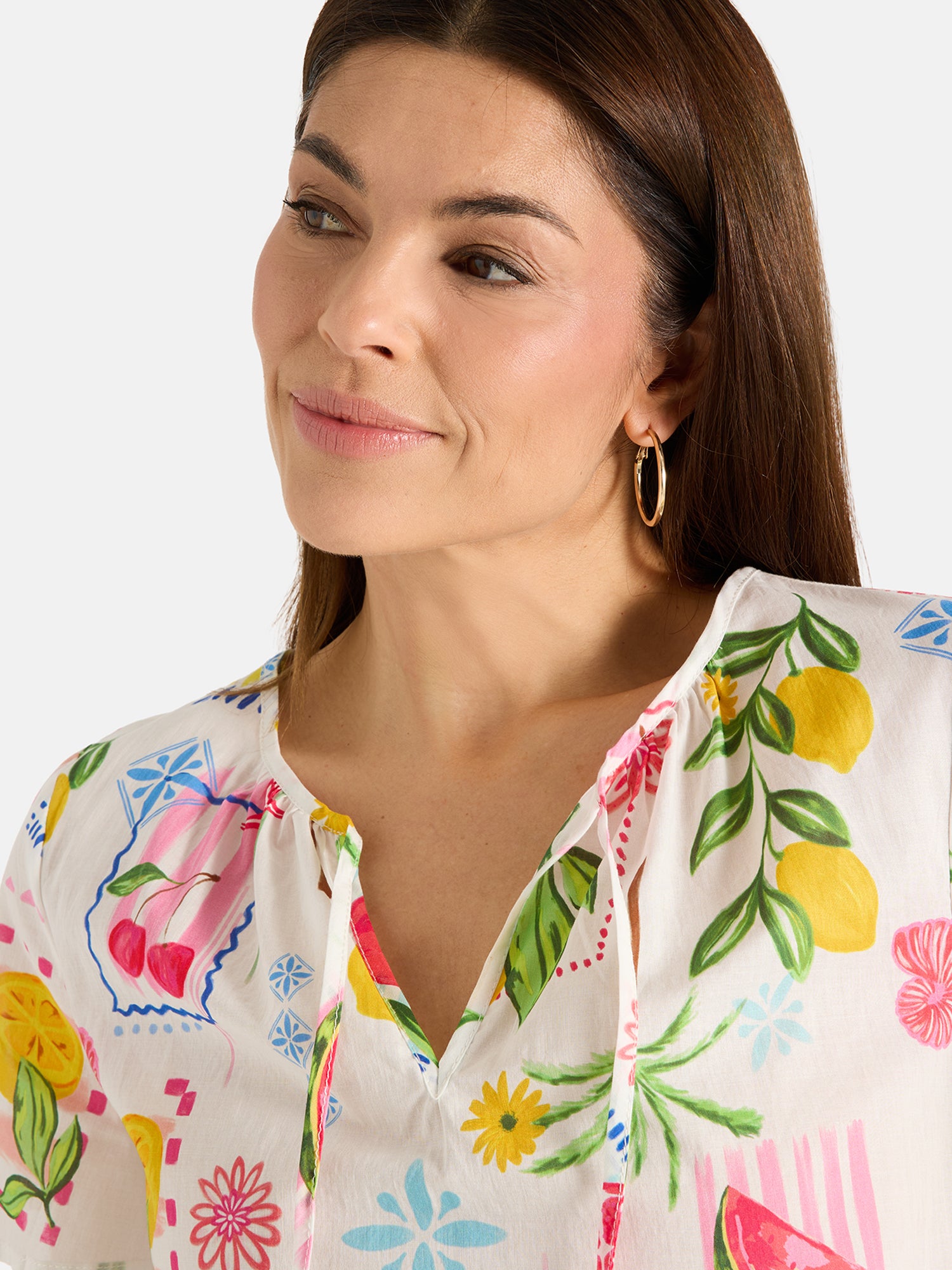 Lieblingsstück MarcellinaL Bluse offwhite Baumwolle