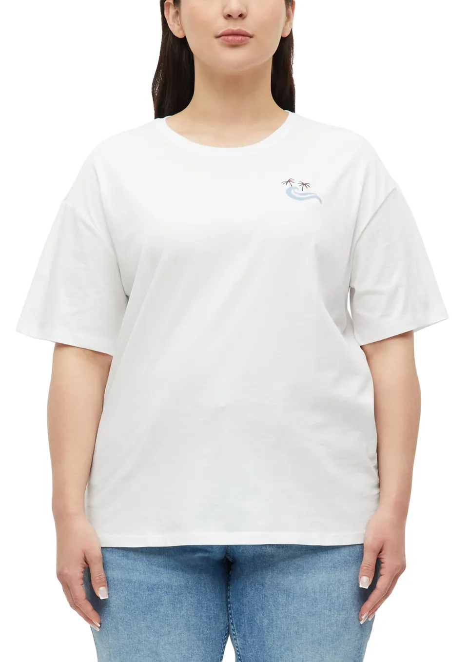s.Oliver RED LABEL Relaxed Fit T-Shirt Print Größe 50