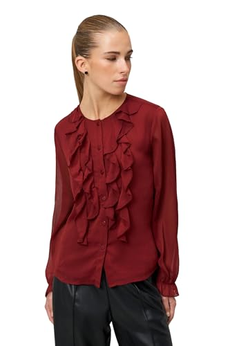 zero Chiffonbluse mit Volants festlich