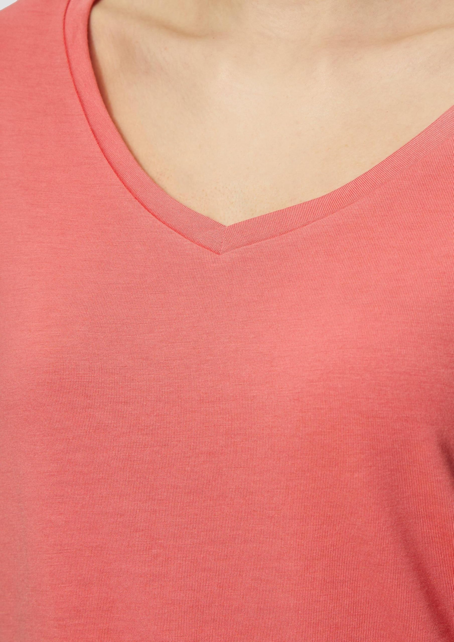 s.Oliver QS T-Shirt Modalmix Locker Leicht zu pflegen