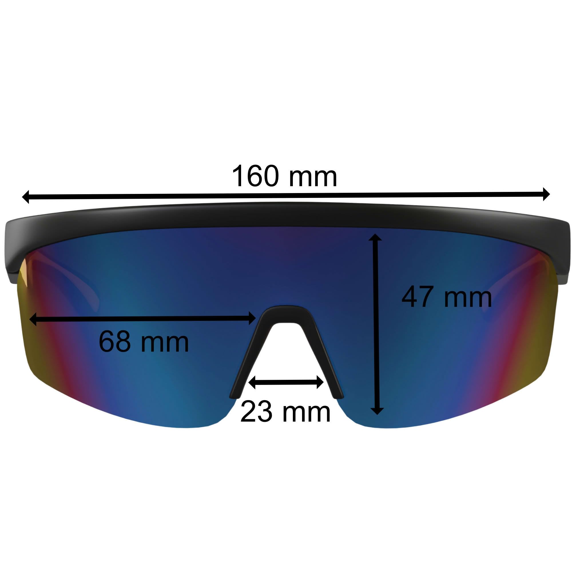 BEZLIT Sport Sonnenbrille Black Orange verspiegelt