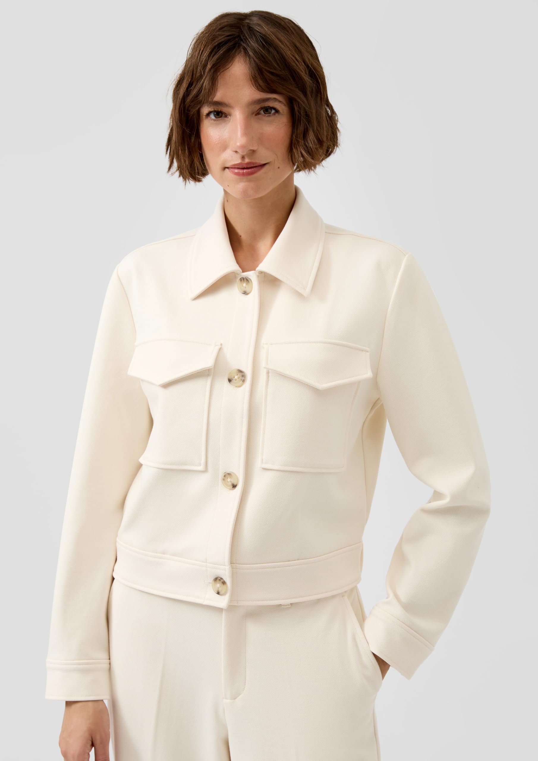s.Oliver Junior Jacke Interlock Strukturiert Indoor