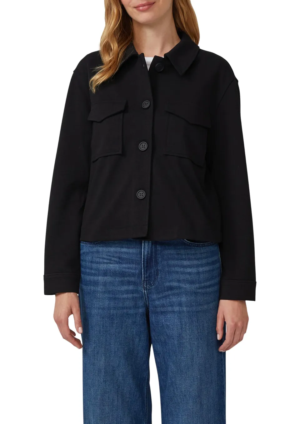 s.Oliver Interlock Jacke strukturiert Bordeaux 40