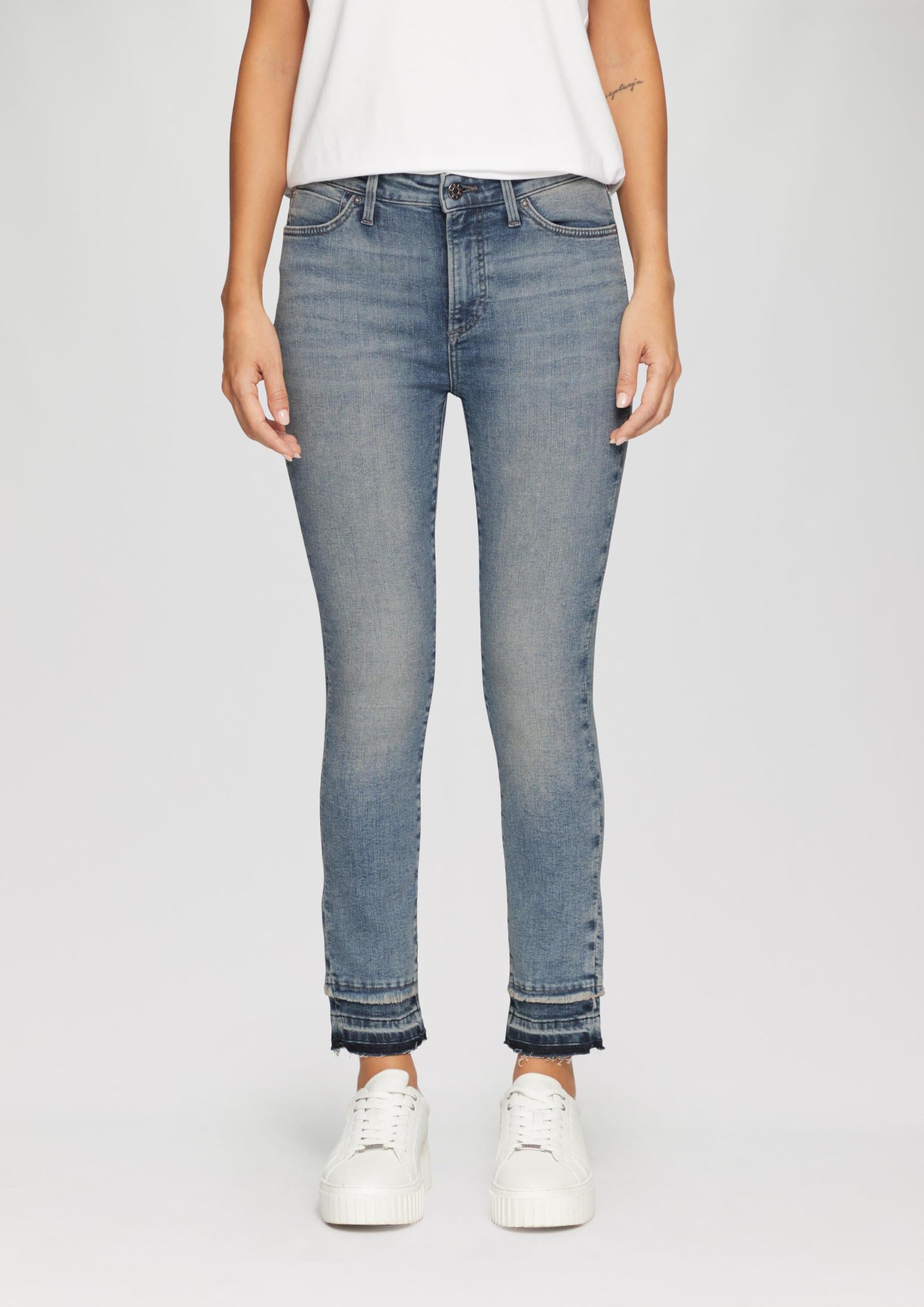 s.Oliver Red Label Izabell Jeans Cropped Skinny offener Saum