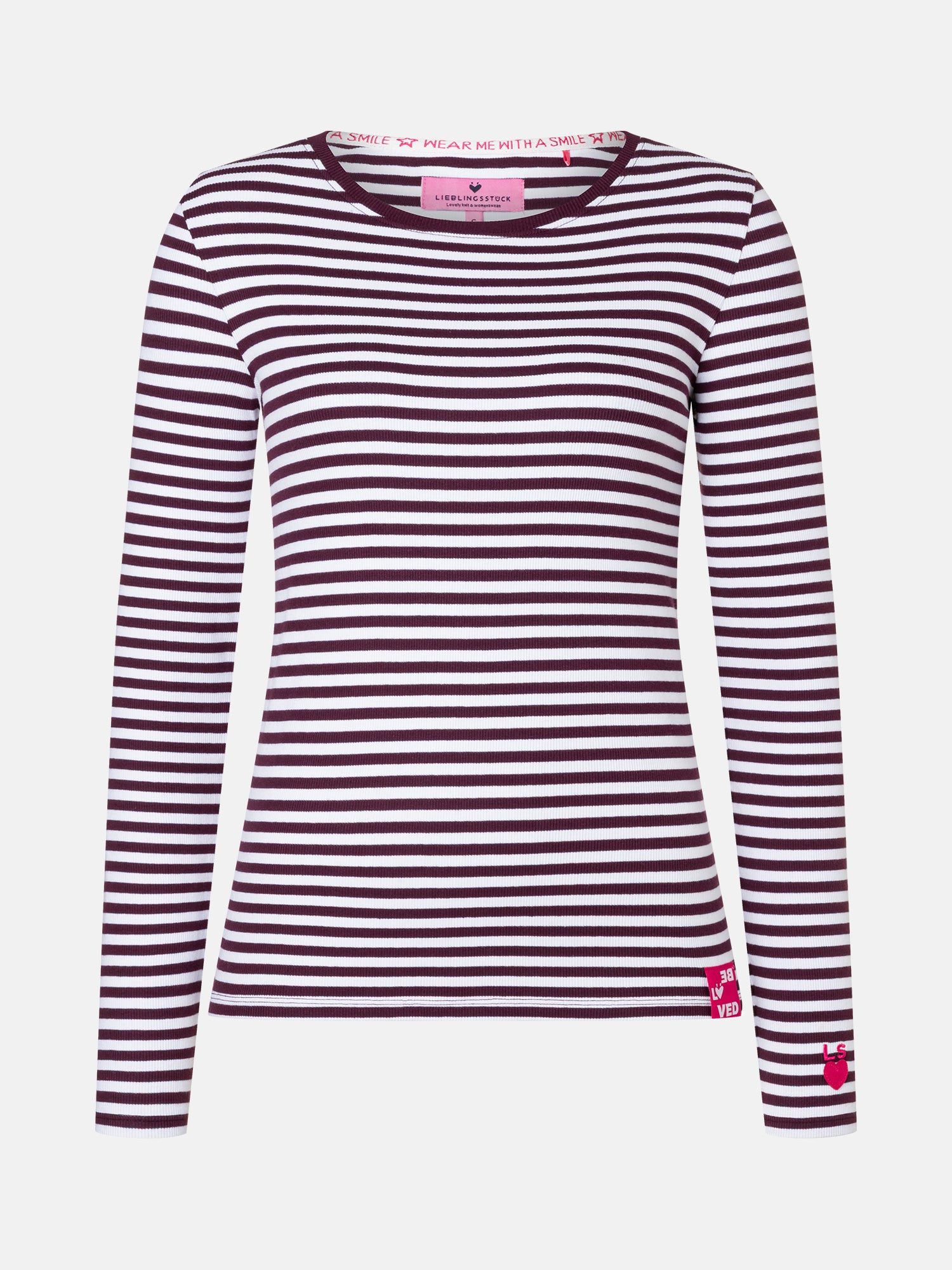 Lieblingsstück NashiEP Longsleeve fig mit Elasthan
