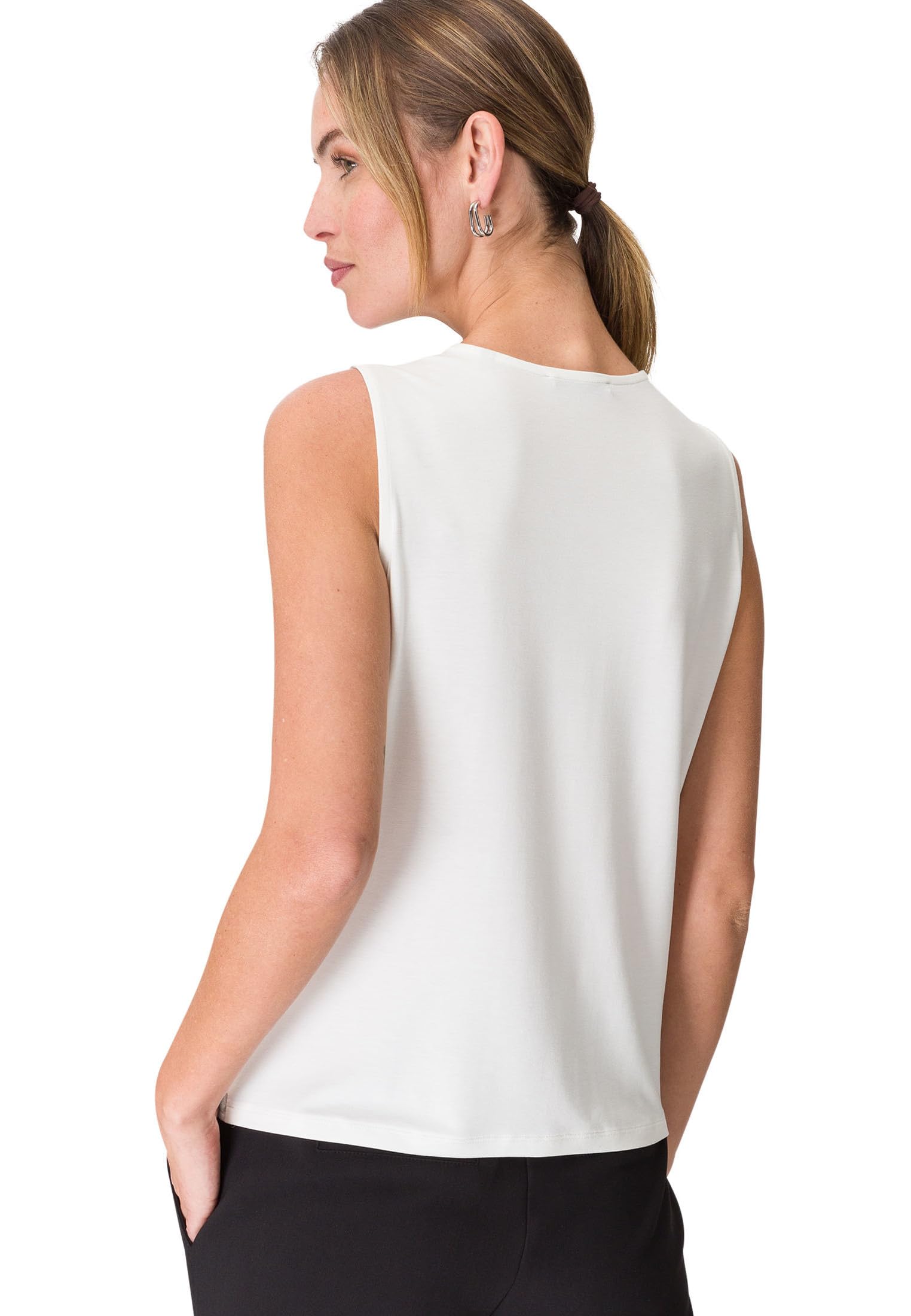 zero Blusentop mit Falten Damen 36 Offwhite