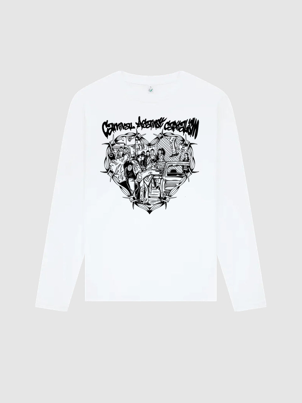dna merch Karneval Gegen Kapitalismus Langarmshirt Damen