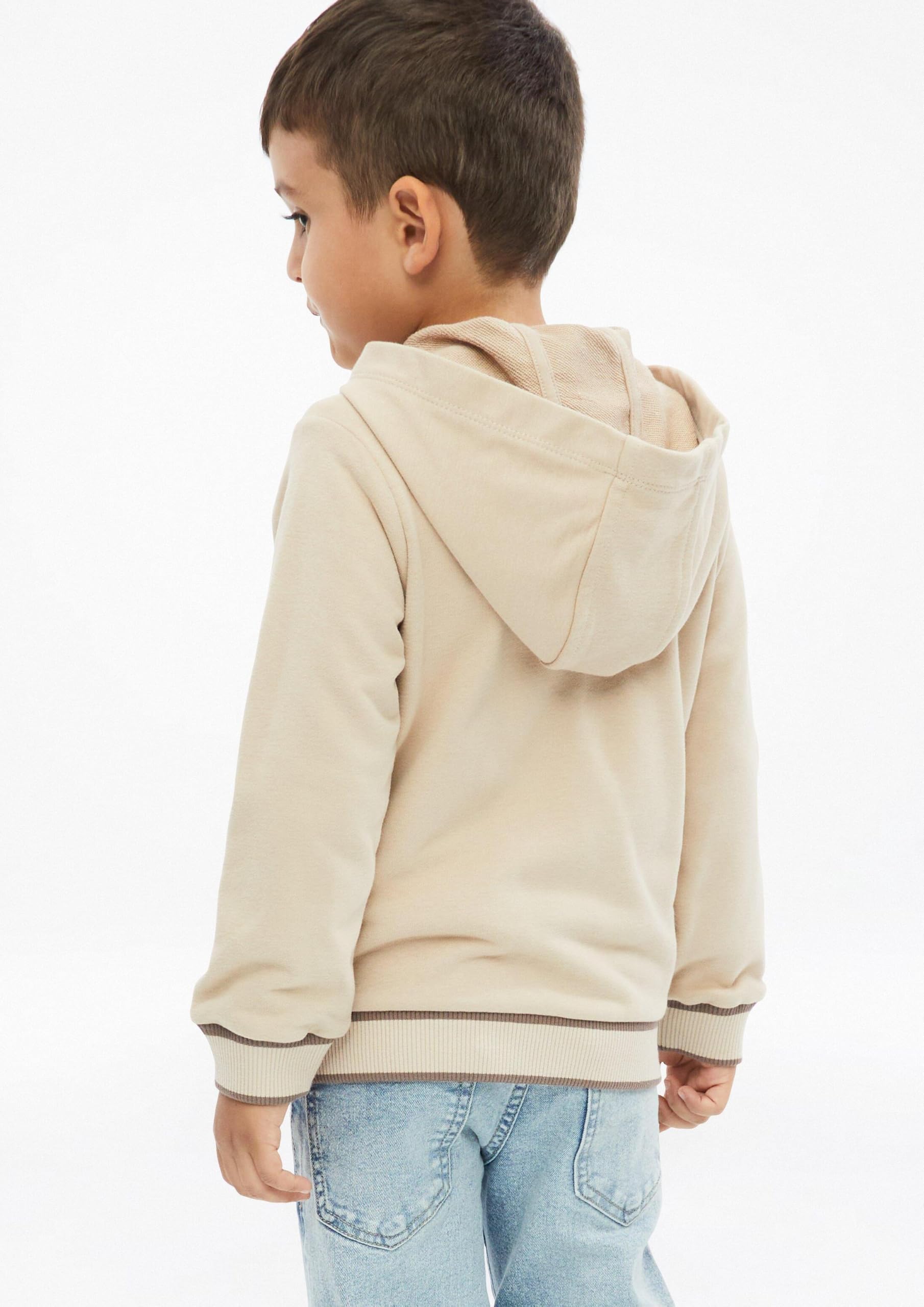 s.Oliver Red Label Sweatjacke Kapuze Print 128-134