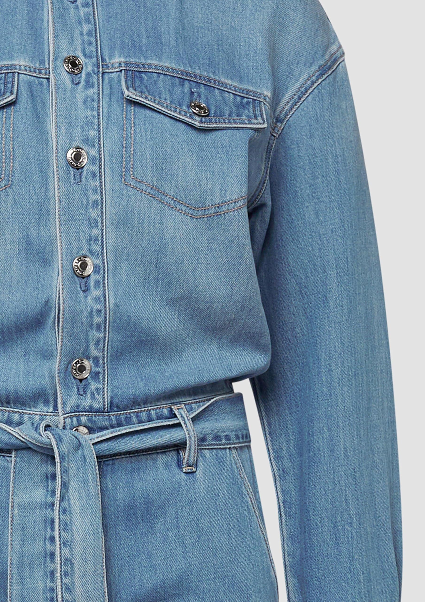 s.Oliver RED LABEL Denim-Overall mit Gürtel Gr 40