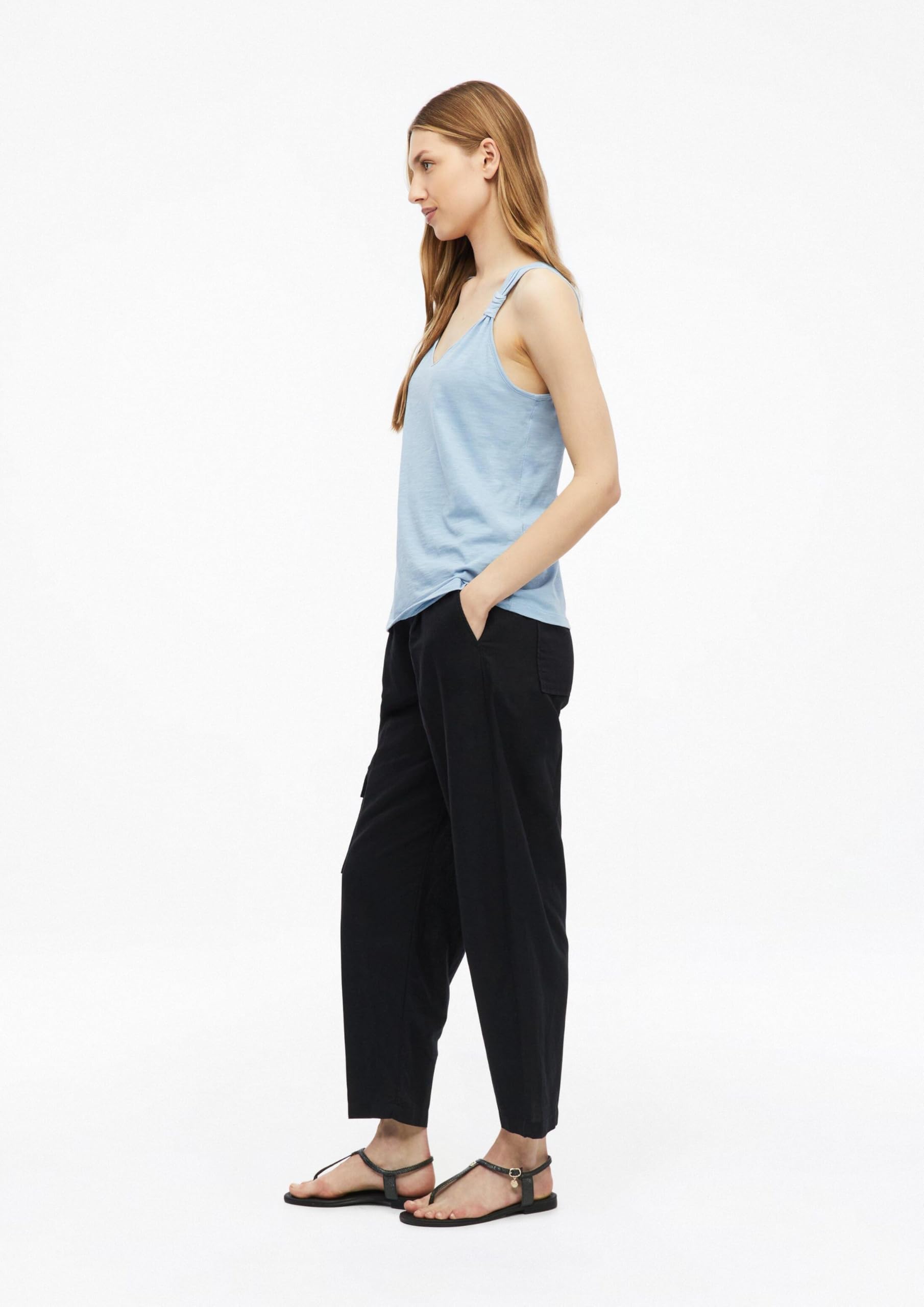 s.Oliver V-Ausschnitt T-Shirt Relaxed Fit ärmellos