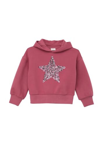s.Oliver Junior Sweatshirt Pailletten-Stern Pink 92-98