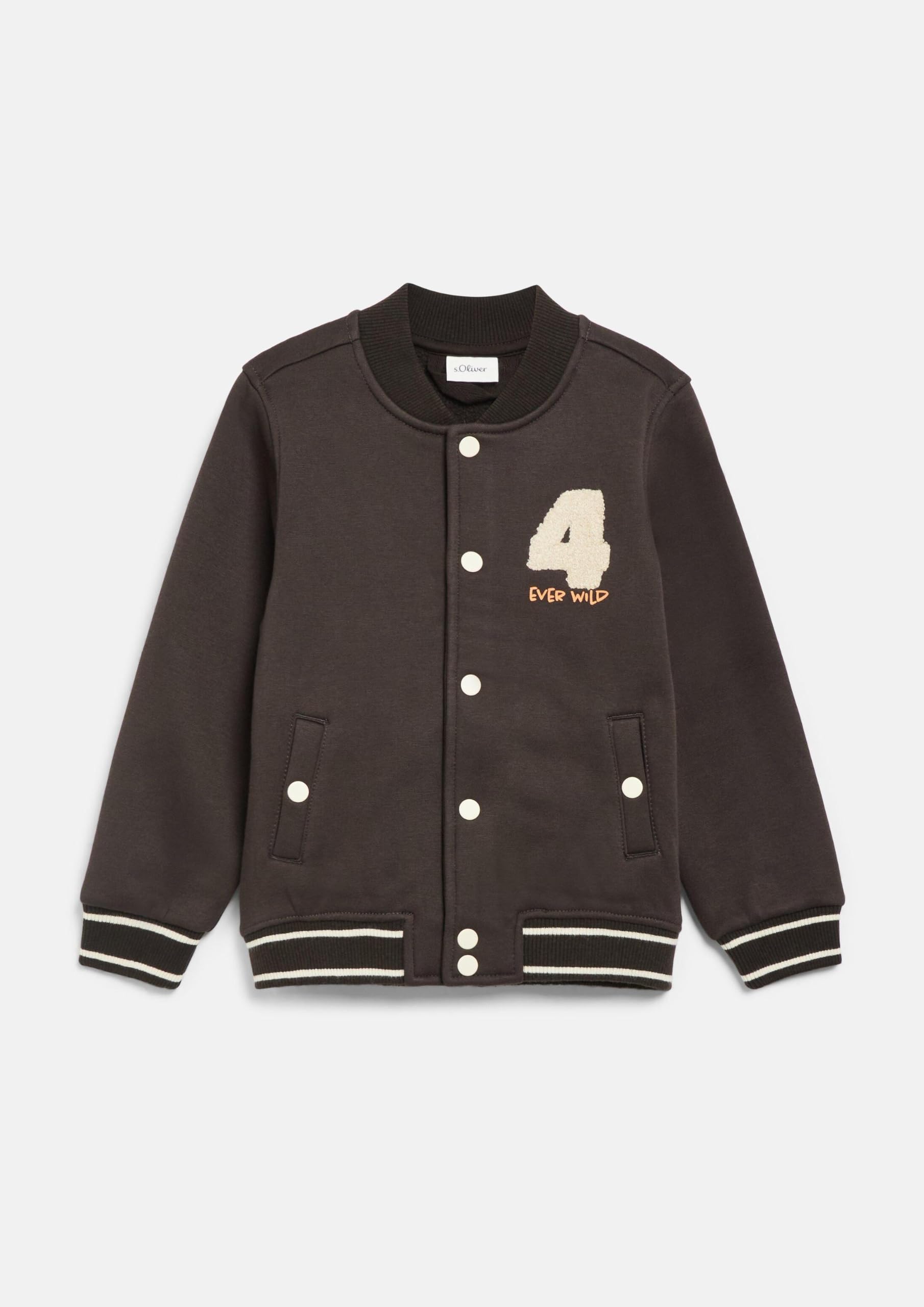 s.Oliver Junior College-Jacke Fleece Gr. 128-134 Jungen