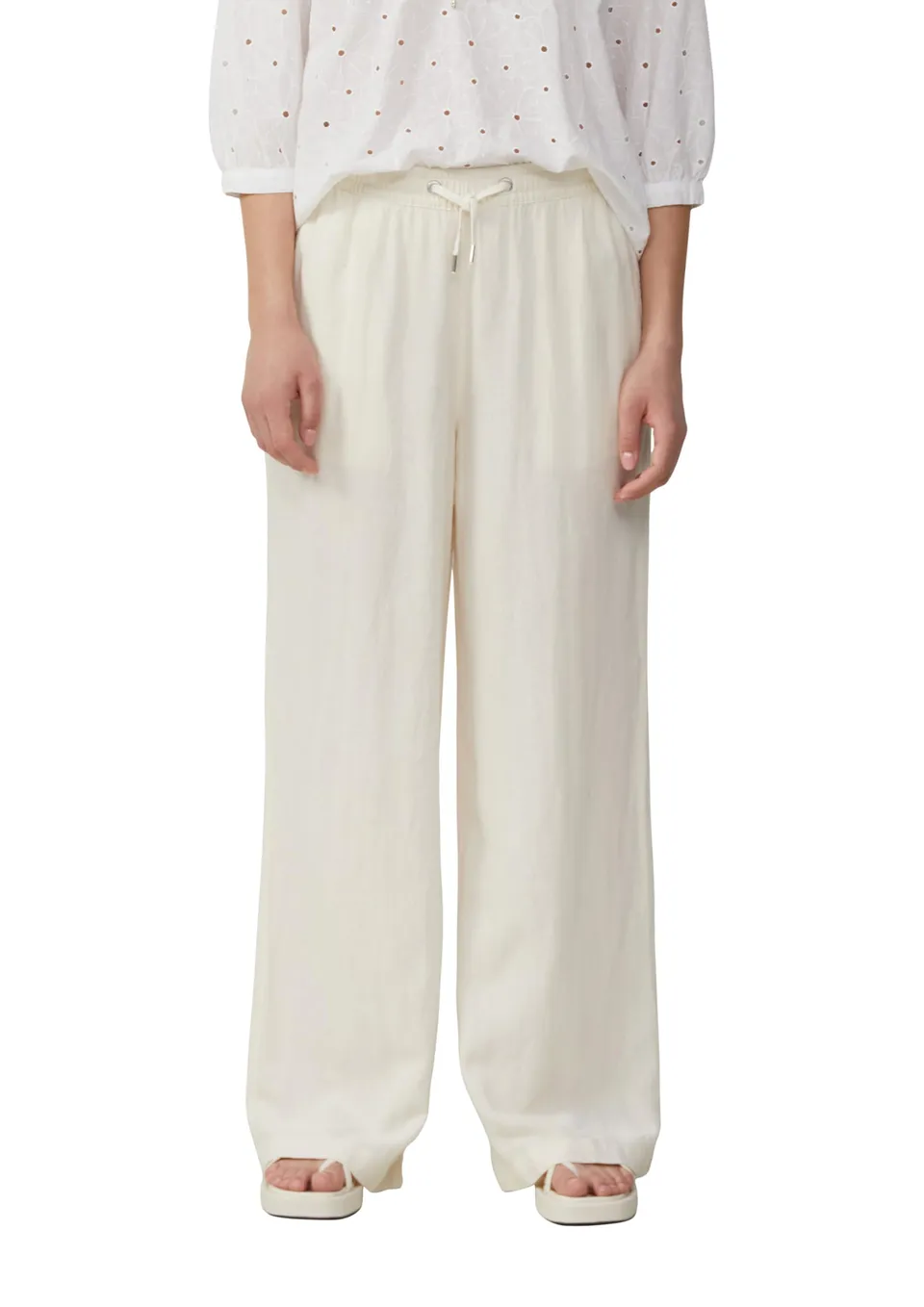 s.Oliver QS 2162961 Leinenhose lang 40W/32L atmungsaktiv