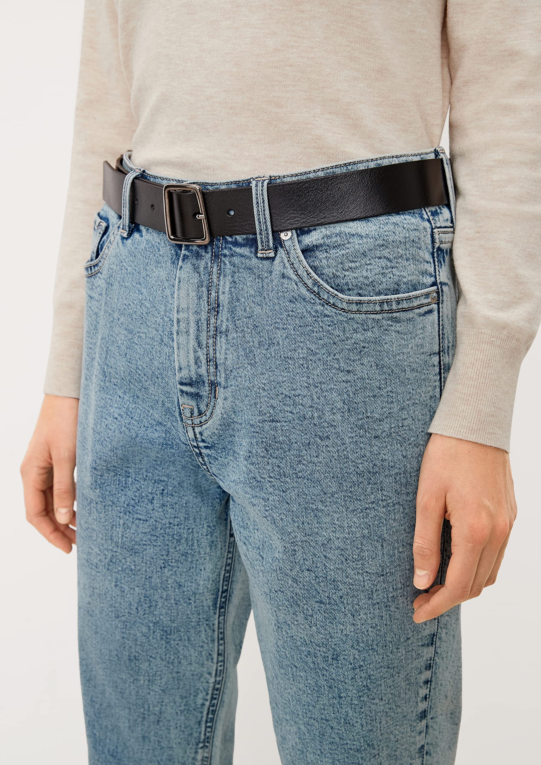 s.Oliver RED LABEL Damen Gürtel Schwarz Größe S