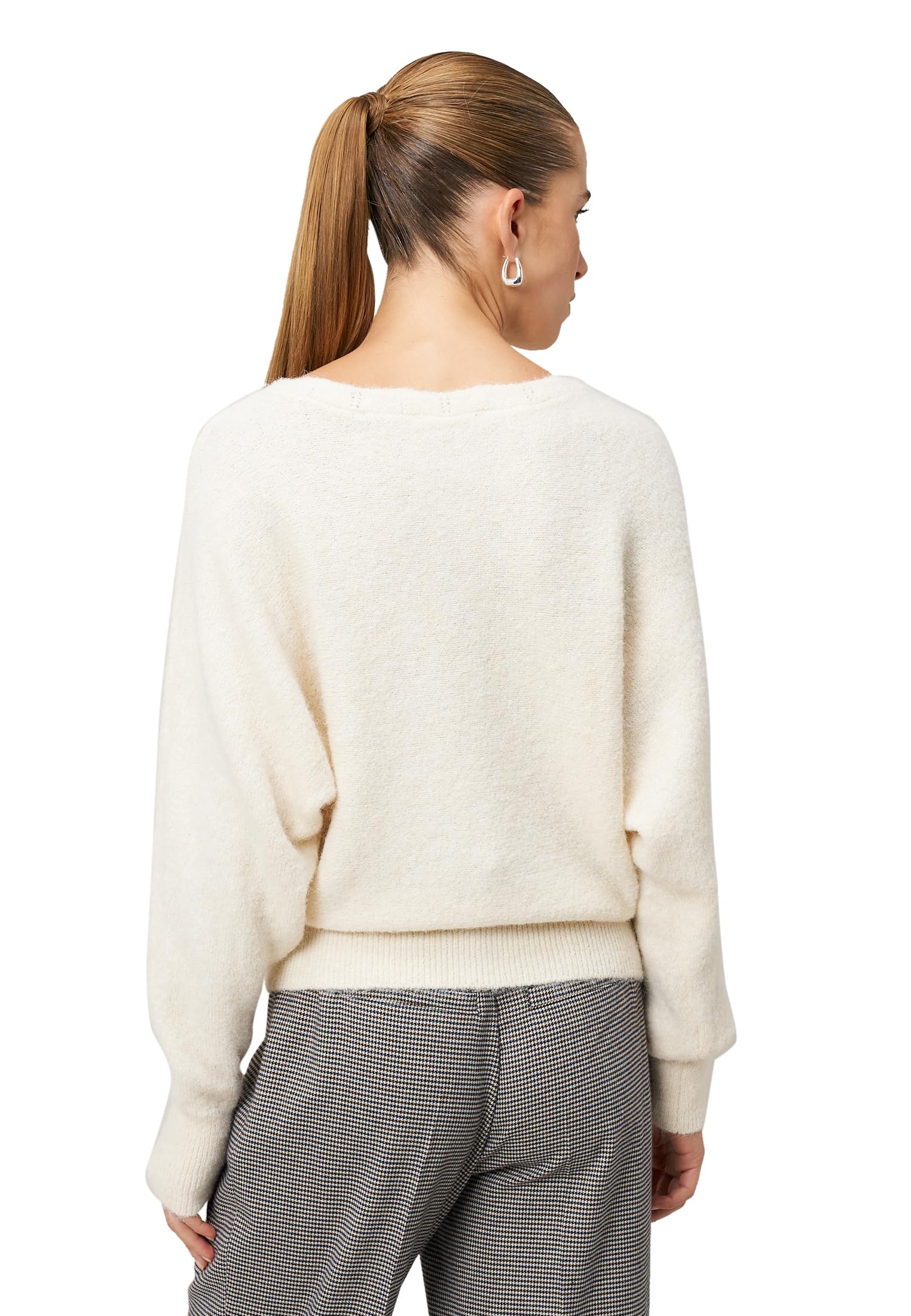 zero Strickpullover U-Boot-Ausschnitt Gr.40 Eggnog