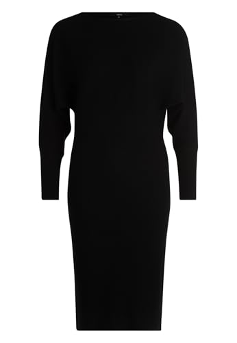 zero Strickkleid U-Boot-Ausschnitt 40 Black Beauty midi