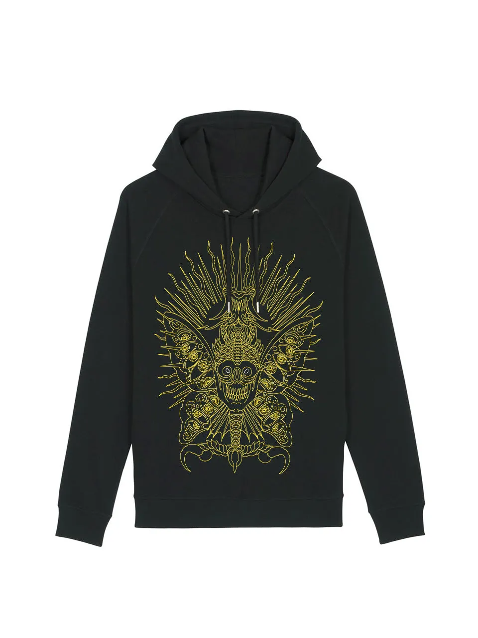 dna merch Loco Sailor Scary Butterfly V2 Kapuzenpullover Burgunder