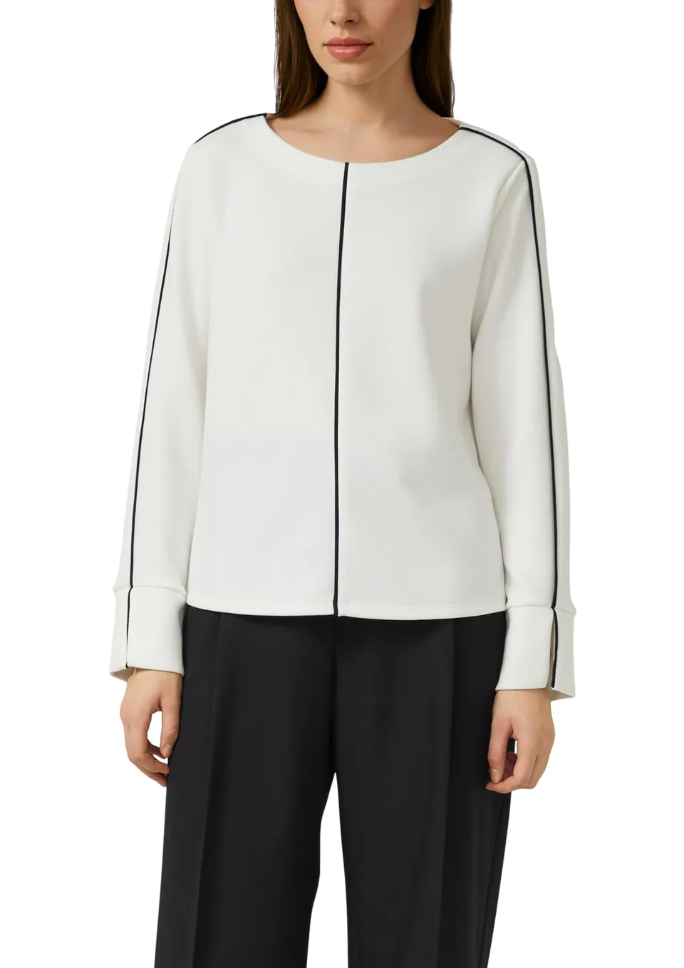 s.Oliver Black Label 2174849 Sweatshirt Weiß 40