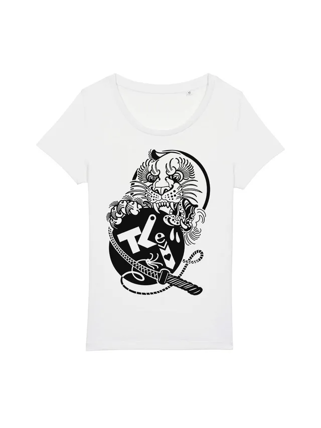 dna merch Tattoo Art Association T-Shirt Damen Tiger-Motiv