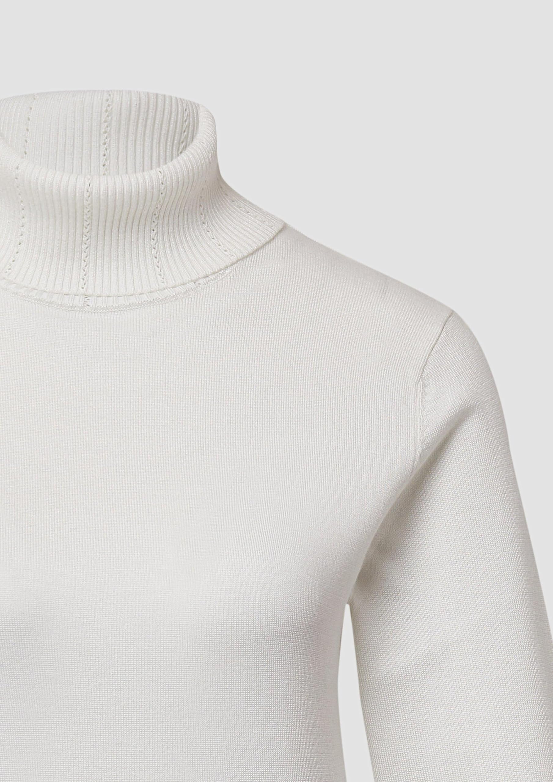 s.Oliver Slim-Fit Pullover Ajour Creme Gr. 44