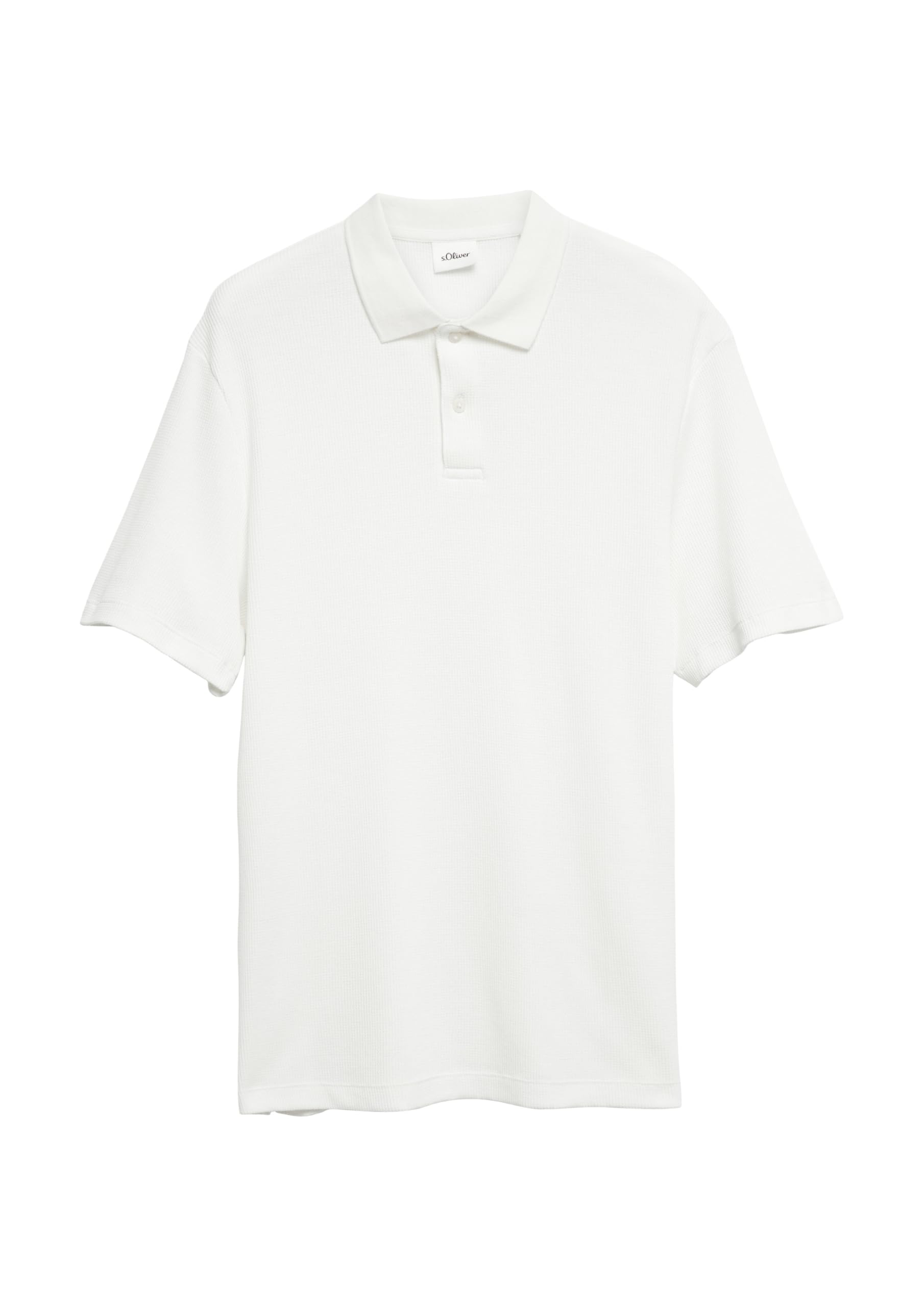 s.Oliver Junior Poloshirt Waffelpiqué navy