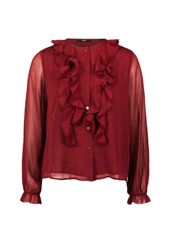 zero Chiffonbluse mit Volants festlich