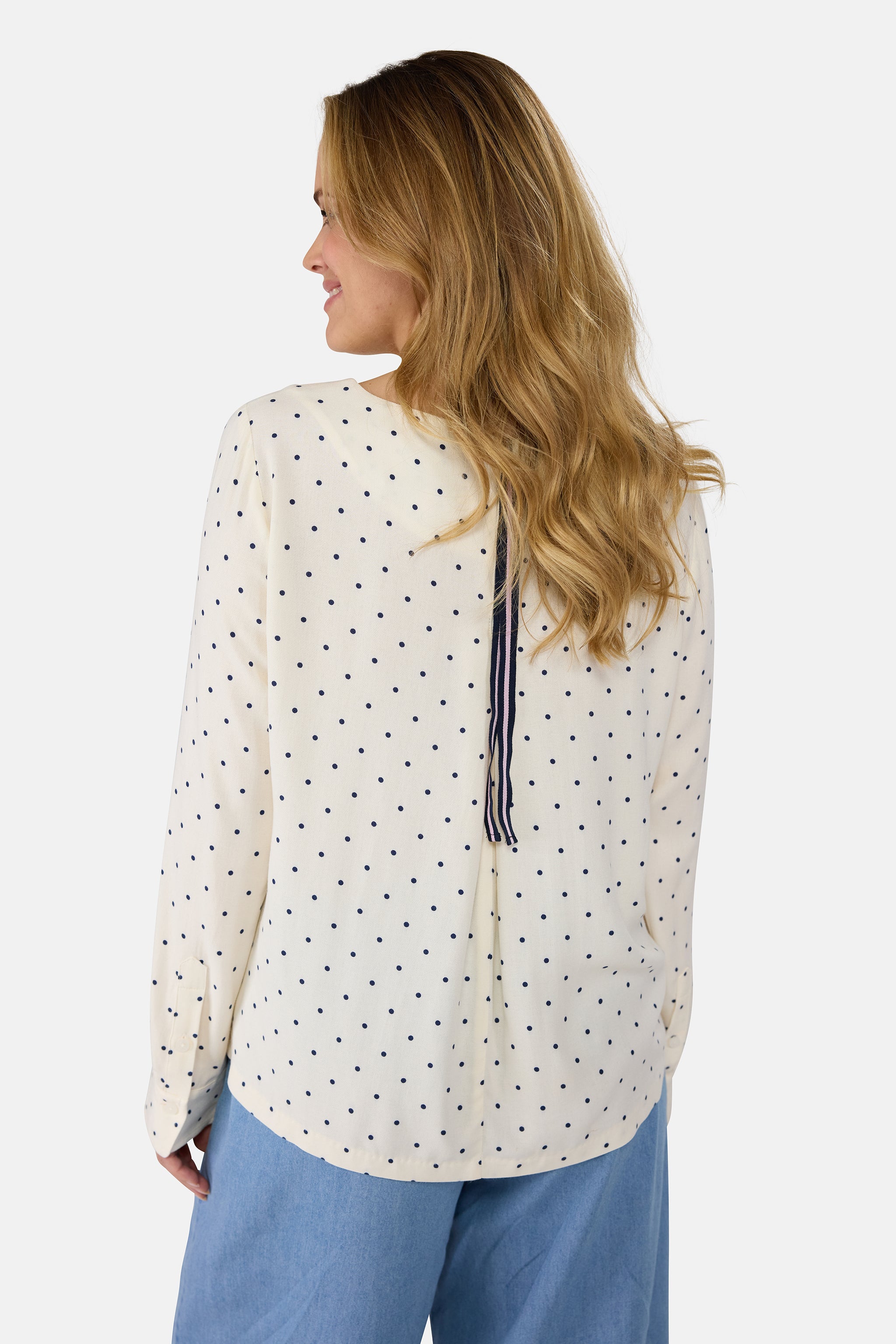 Lieblingsstück OnellaL Bluse offwhite Pünktchen