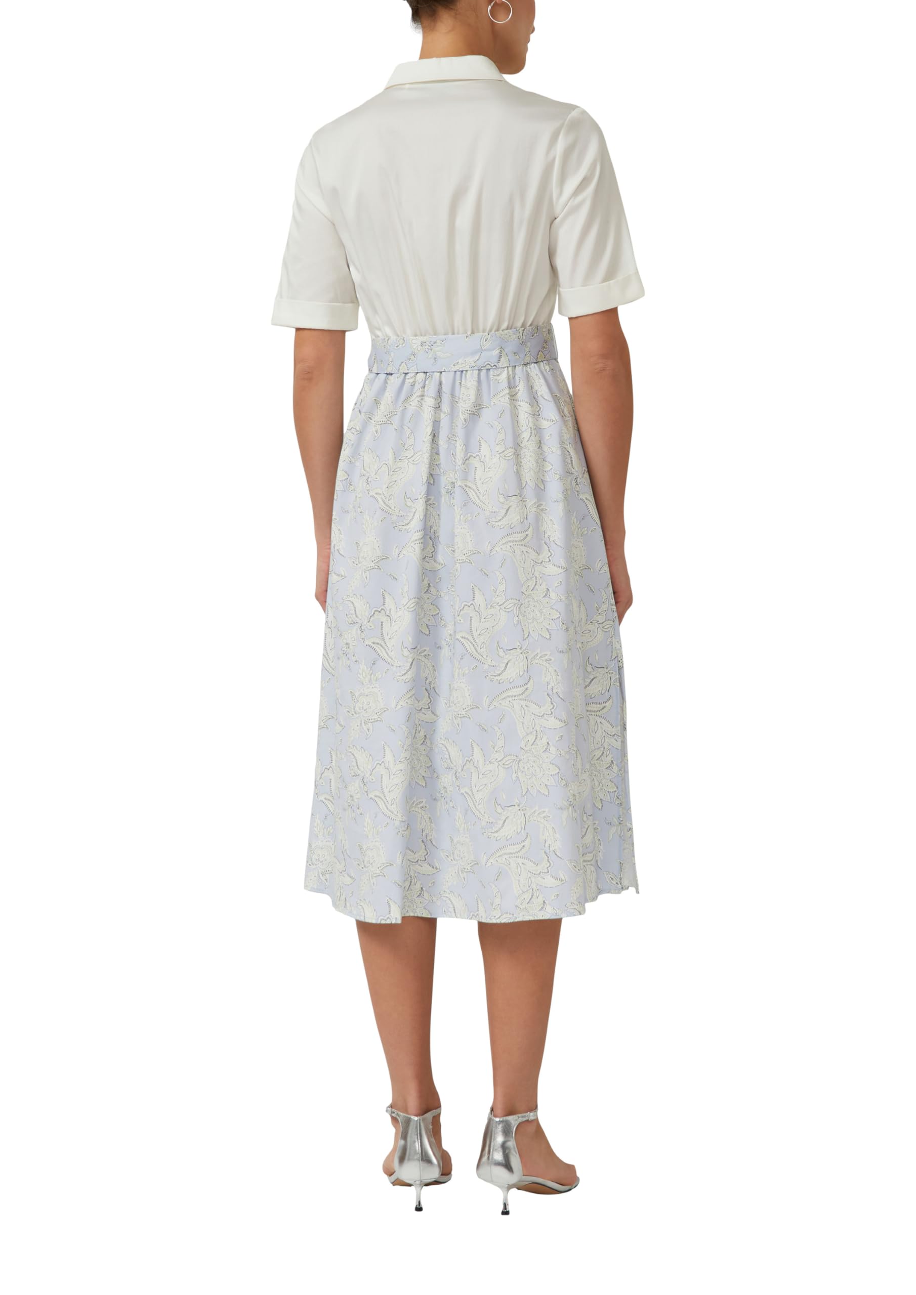 s.Oliver Red Label Hemdblusenkleid Popeline Gürtel 40