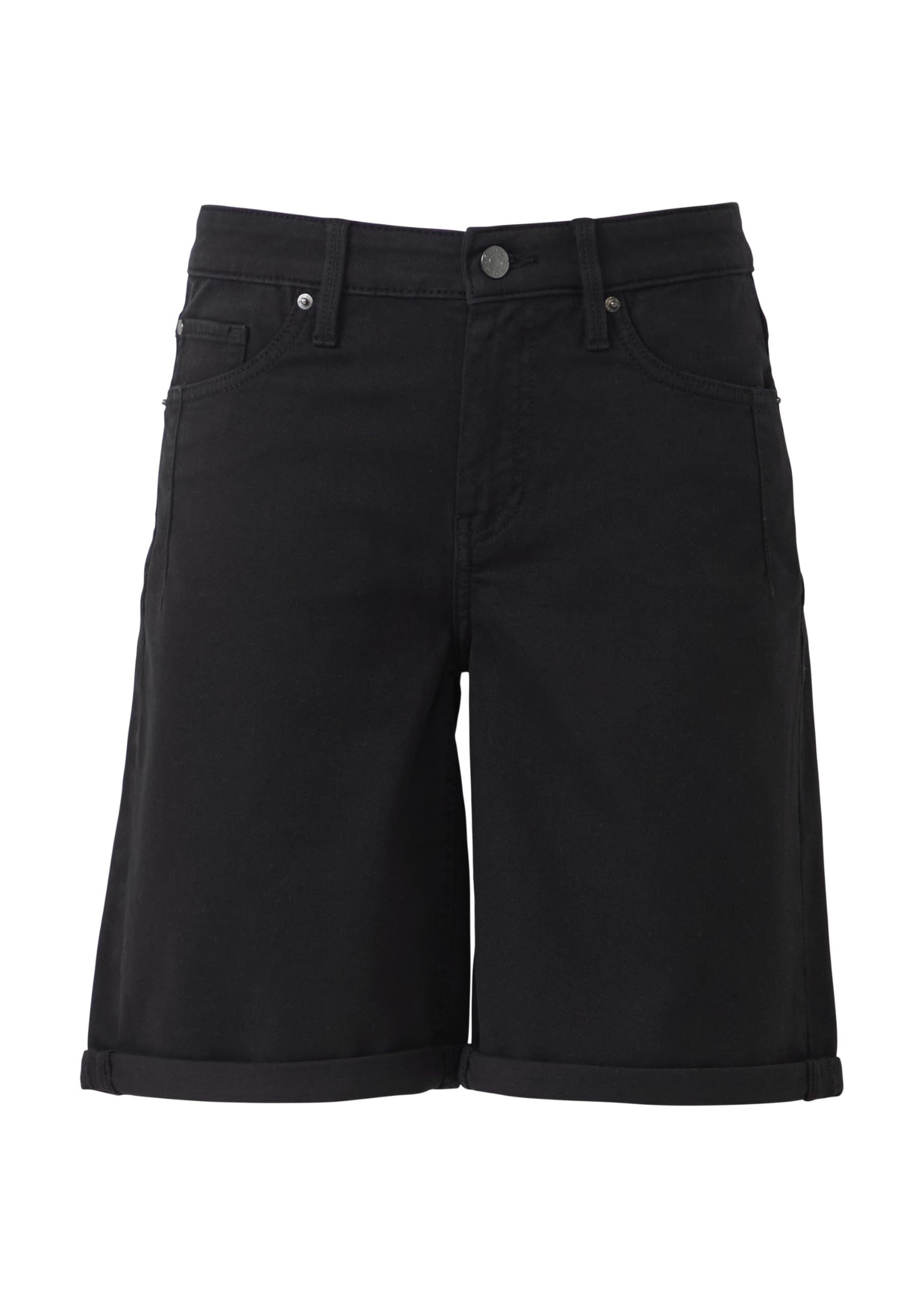 s.Oliver Karolin Mid Rise Jeans-Bermuda Schwarz Gr. 34