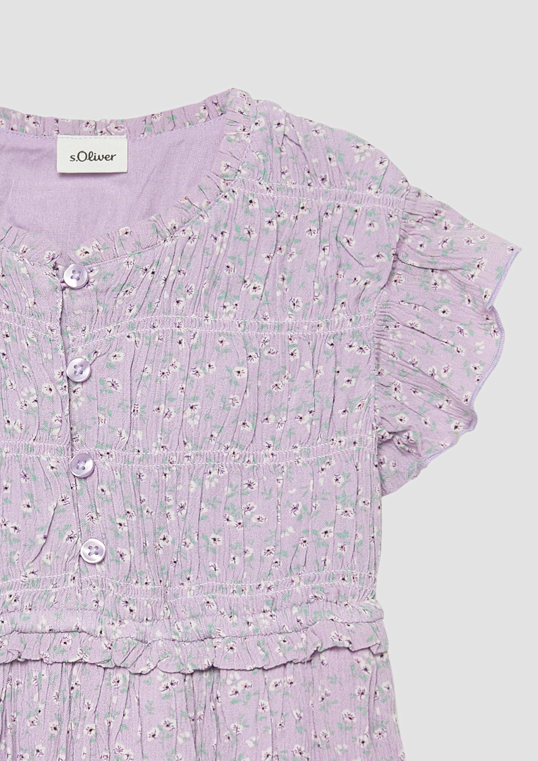 s.Oliver Junior 2178183 Kleid Alloverprint Gr. 104