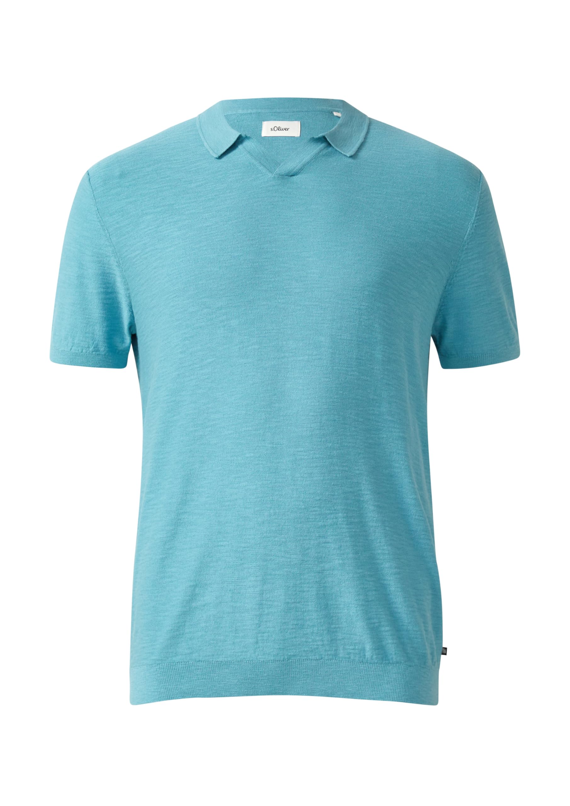 s.Oliver Red Label Strick-Poloshirt Flammgarn 4XL