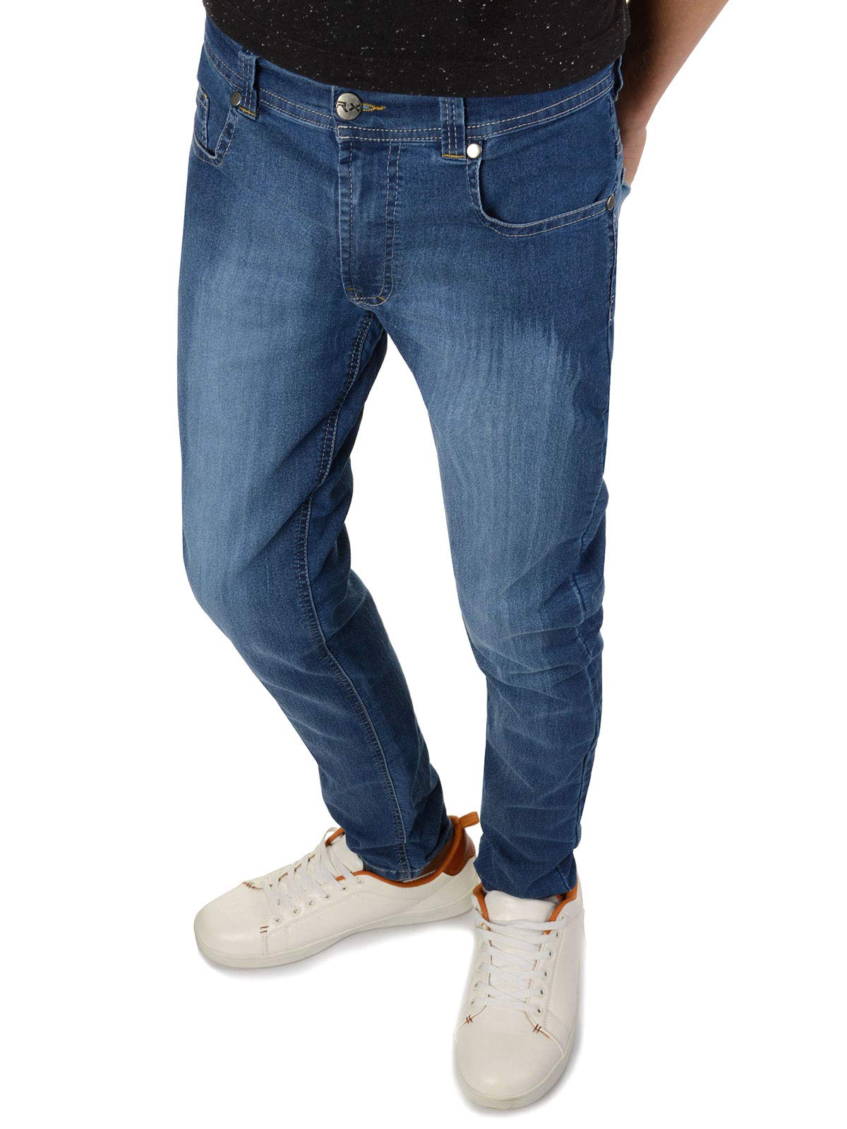 BEZLIT Jungen Jeans Slim Fit 128 blau Stretch