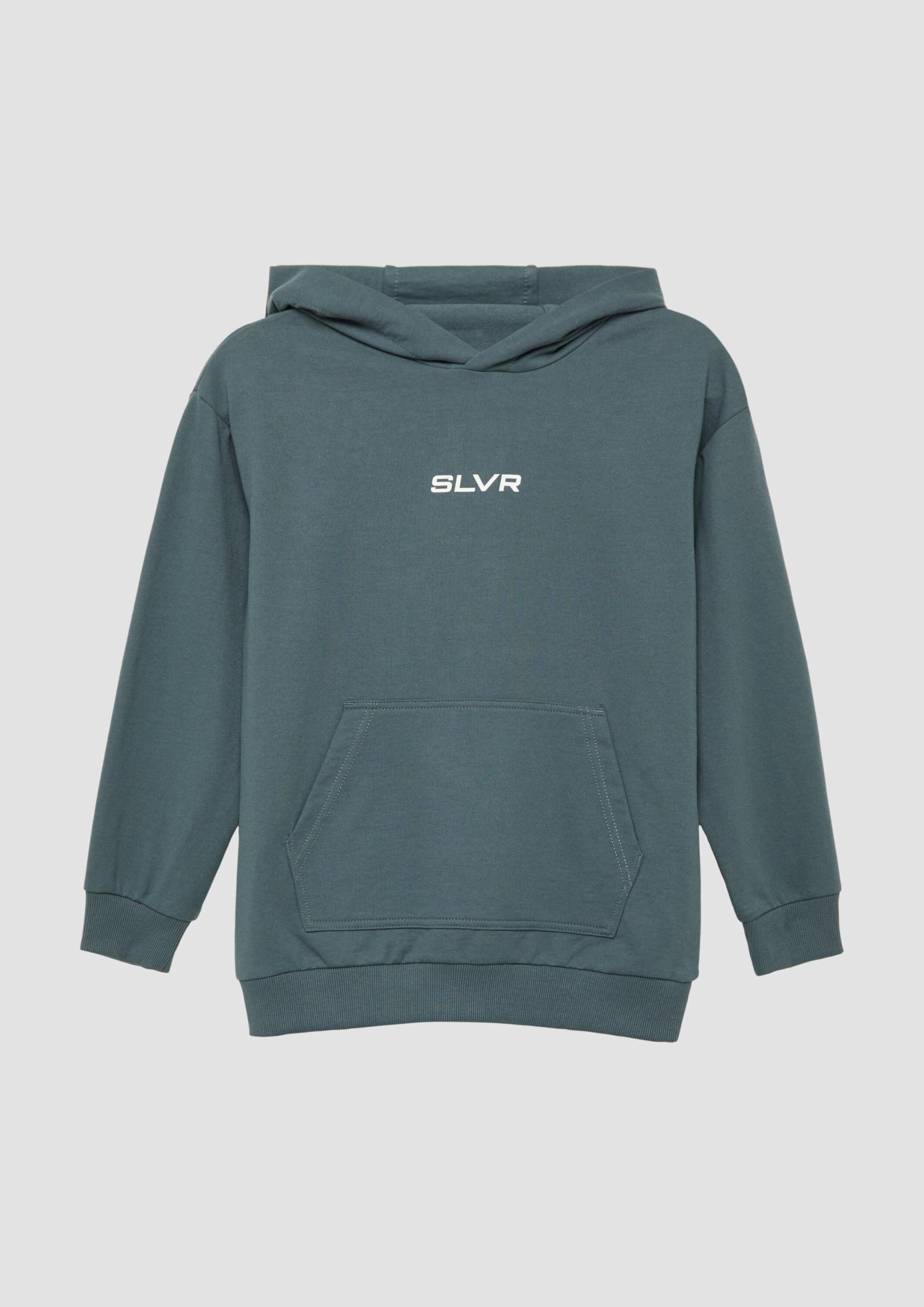 s.Oliver Junior 2160637 Hoodie 152 grau Schriftzug