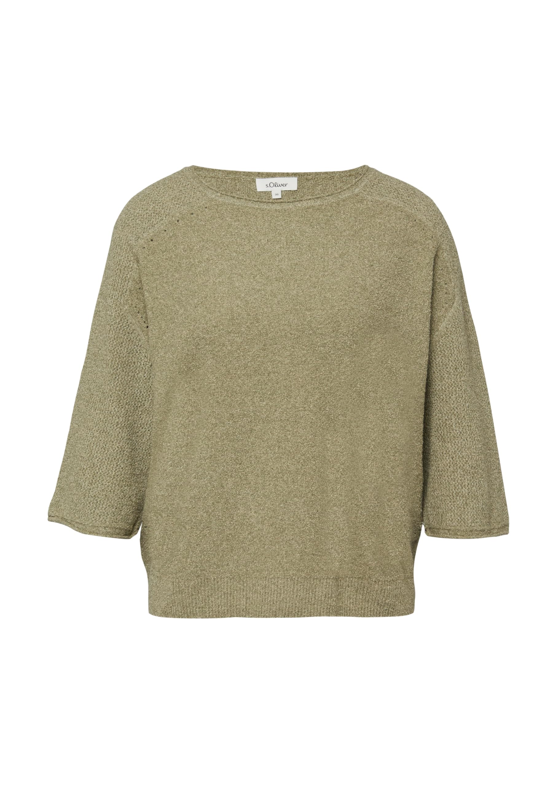 s.Oliver Red Label Raglan-Strickpullover Gr.34 Bouclé
