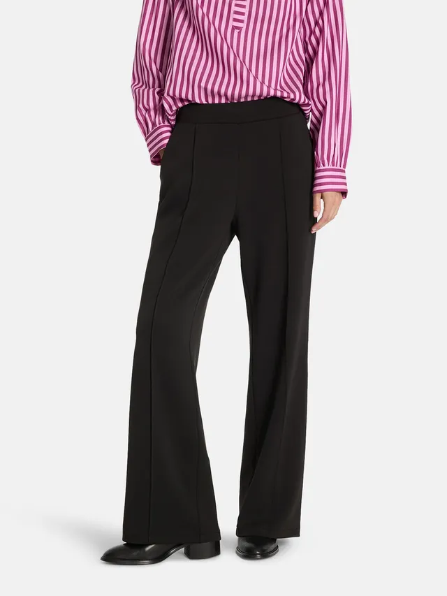 Lieblingsstück Wide Leg Hose Viskosemix black