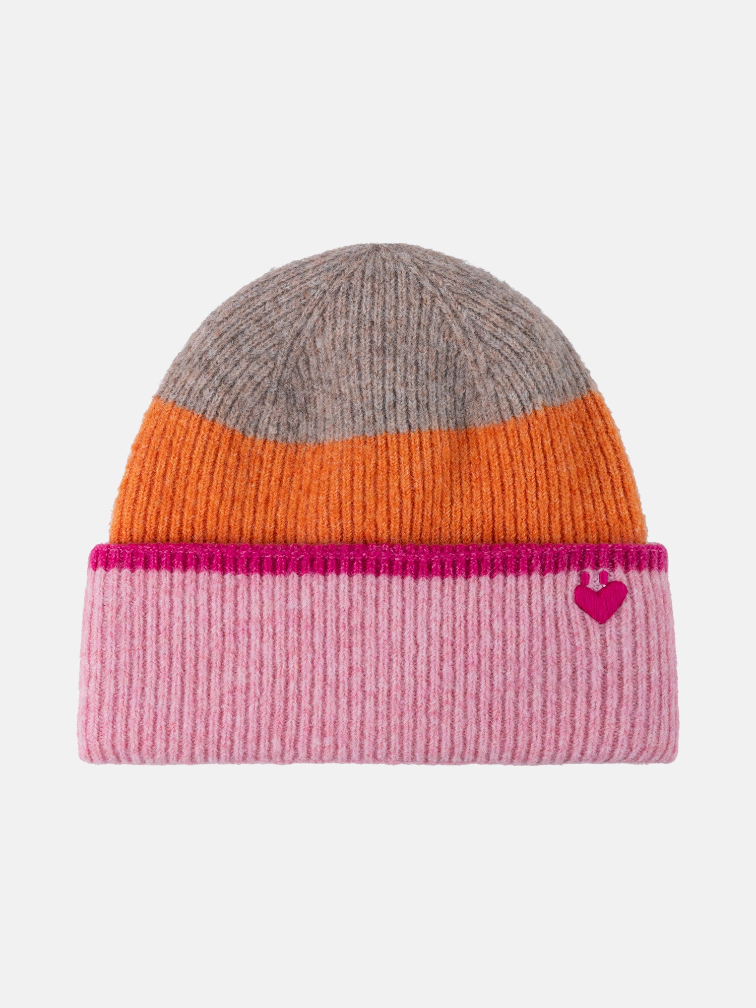 Lieblingsstück ValenaL Mütze beige Streifen Strick