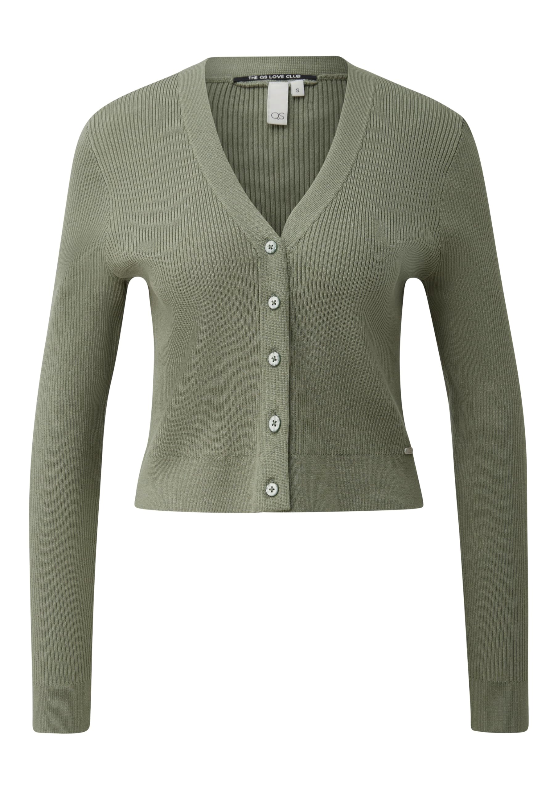 s.Oliver QS 2175149 Strickjacke Damen M grün