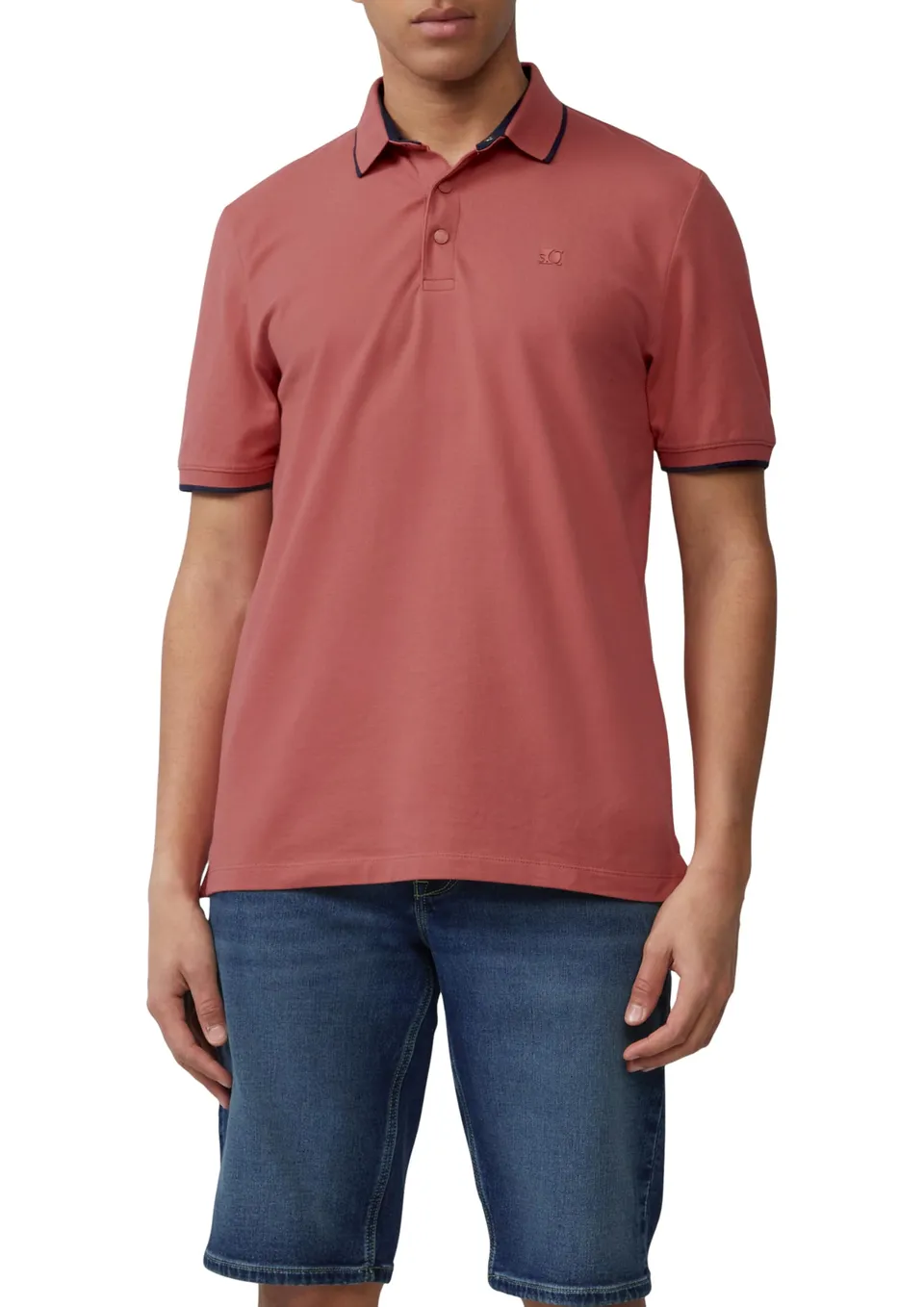 s.Oliver RED LABEL Poloshirt L rosa aus Pikée