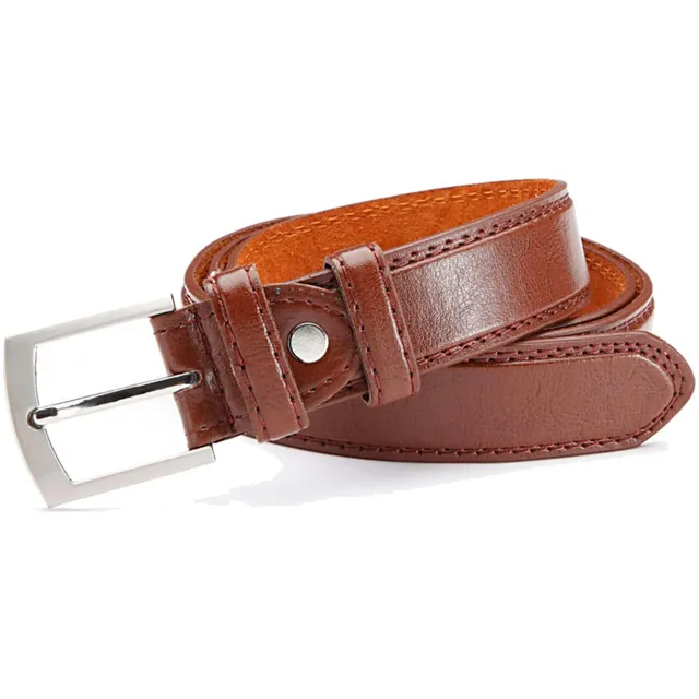 BEZLIT Eleganter Leder-Gürtel 3,2 cm Größe 115 kürzbar
