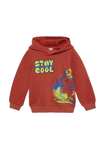 s.Oliver Red Label Kapuzen-Sweatshirt Rubinrot 128-134