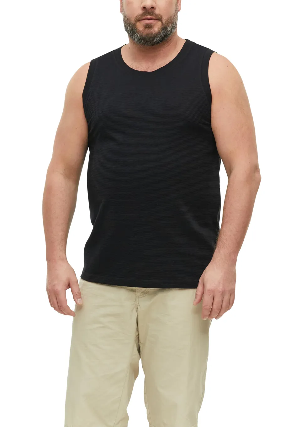 s.Oliver Junior Big Size Tank Top Jacquard schwarz 9999