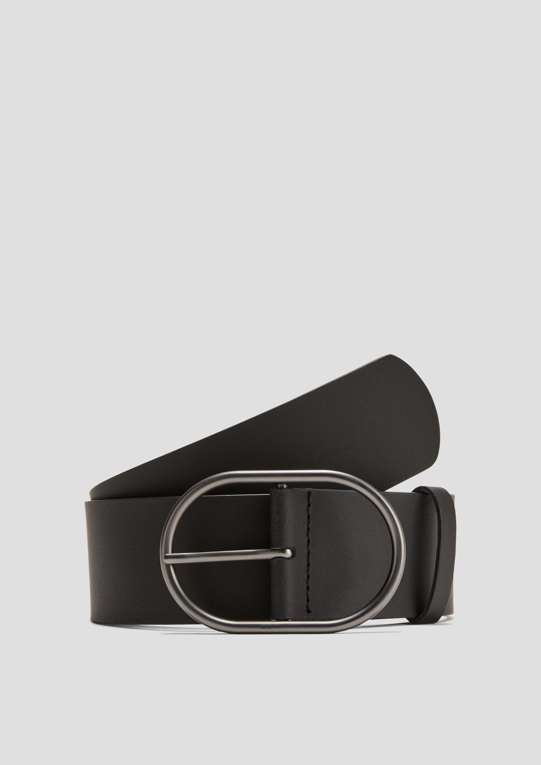 s.Oliver 2141685 Damen Ledergürtel M Schwarz