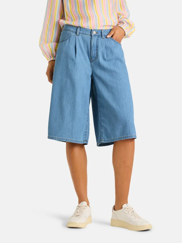 Lieblingsstück Bermuda-Shorts aus Lyocell light denim