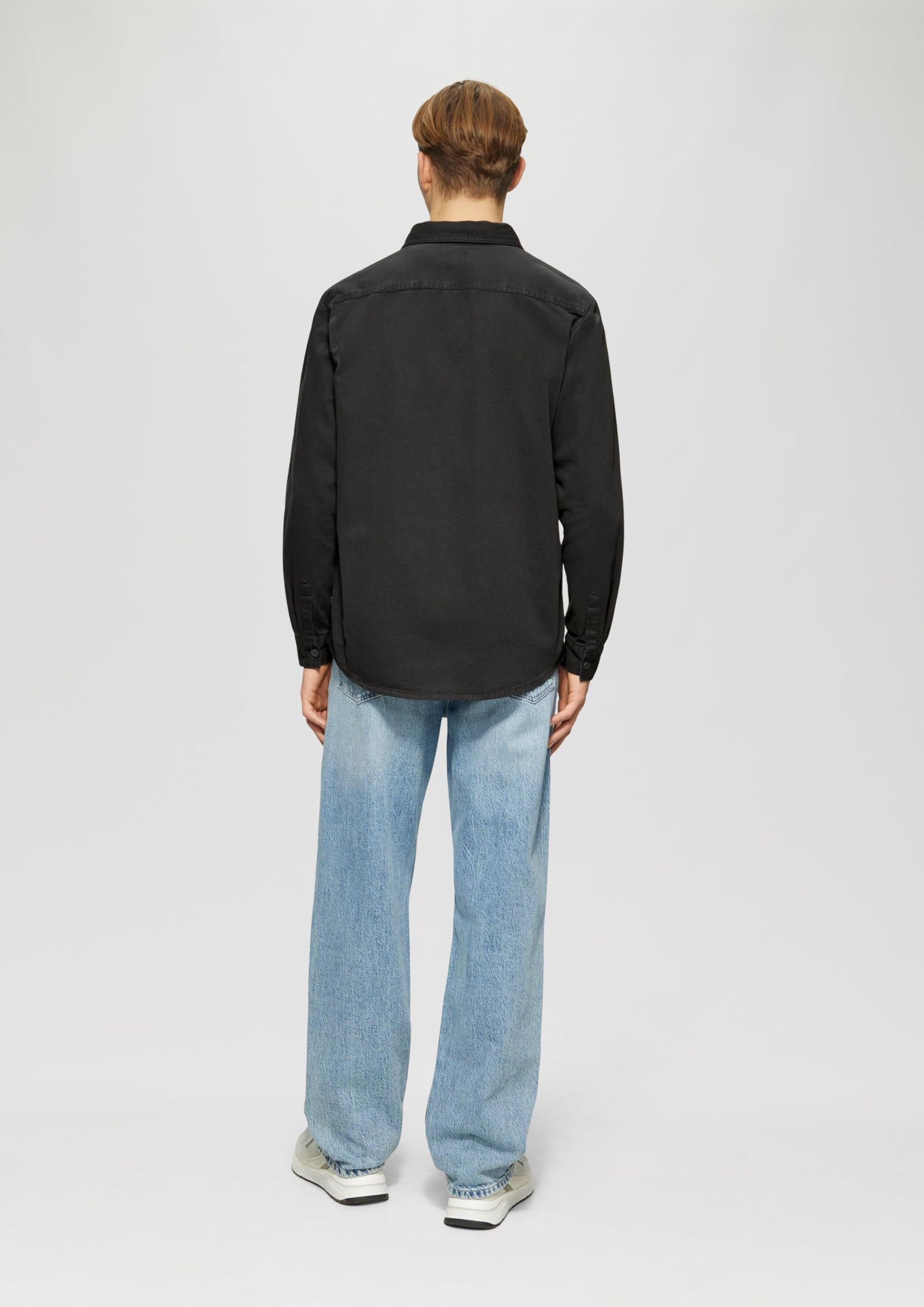 s.Oliver QS Overshirt gewaschener Twill Hemdjacke