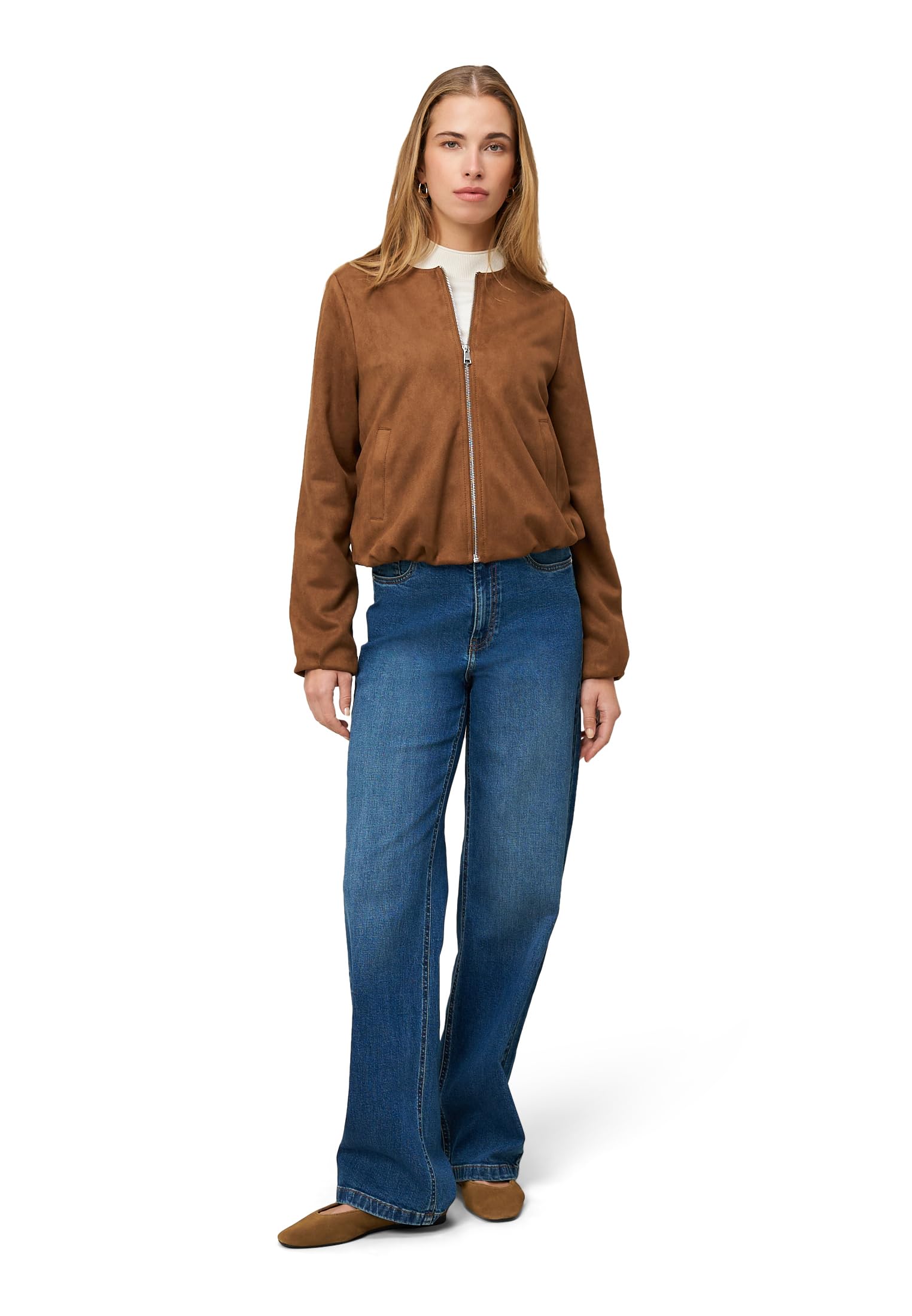zero Blazerjacke Reißverschluss Bright Tobacco Gr.40