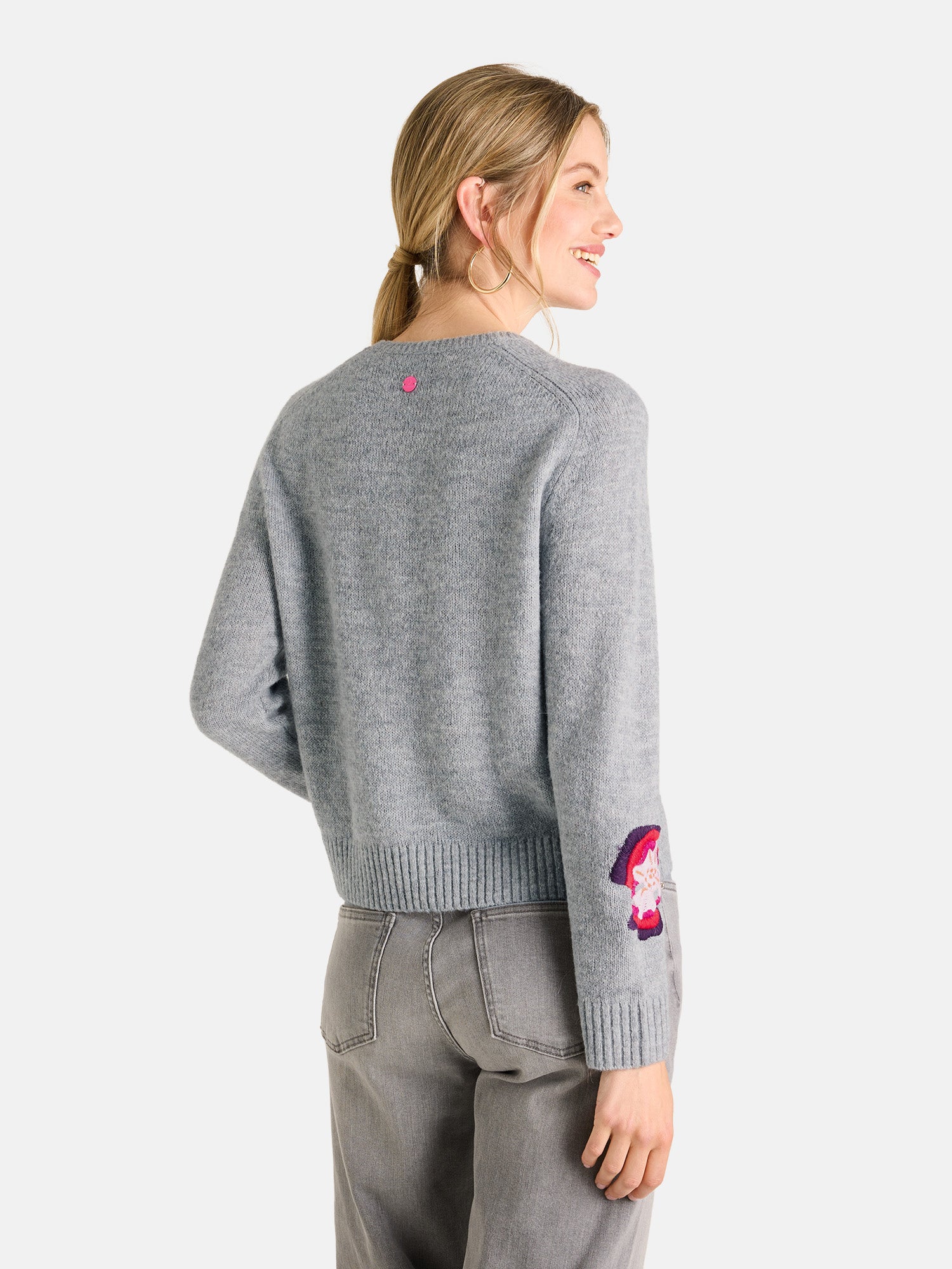 Lieblingsstück NestaL Pullover silver mel mit Alpaka